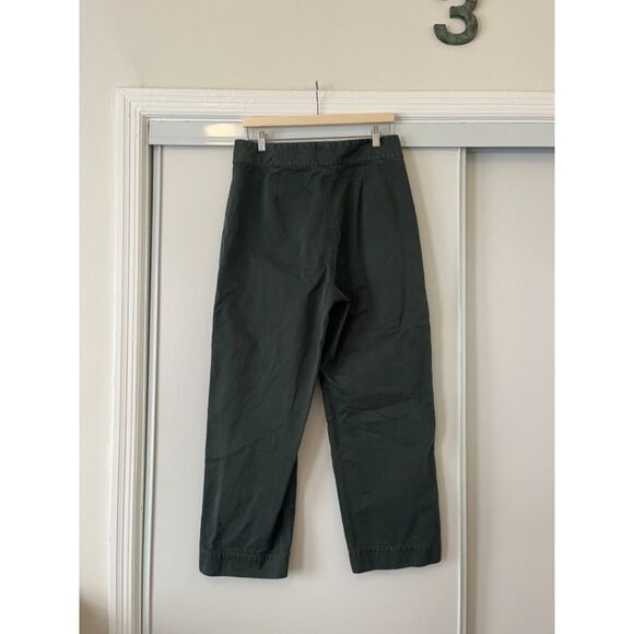 Ali Golden Cotton Fly Pants in Dark Forest Green - Large - Picture 3 of 5